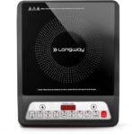 Longway Elite Plus IC 2000 W Induction Cooktop(Black, Push Button)