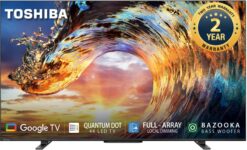 TOSHIBA M550LP Series 139 cm (55 inch) QLED Ultra HD (4K) Smart Google TV With Bass Woofer and REGZA Engine(55M550LP)