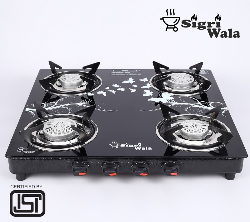 [4 Burners] Sigri-wala Surya Manual Gas Stove at Rs 1999