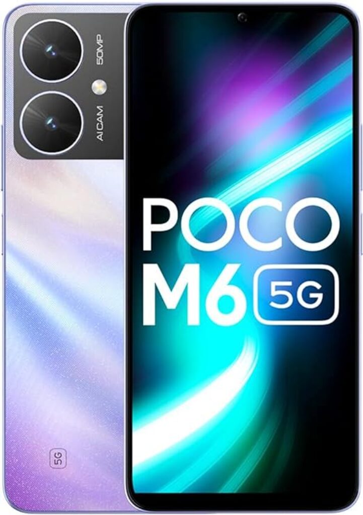 POCO M6 5G (4GB RAM, 128GB Storage) – Price in India