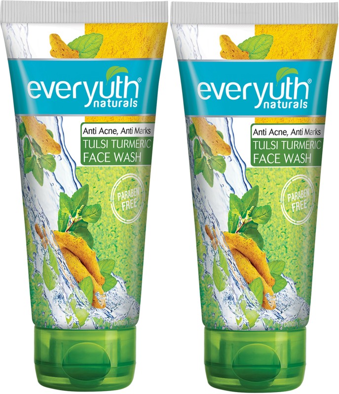 Everyuth Anti-Acne Tulsi Turmeric Face Wash – 300gm @ Rs 164