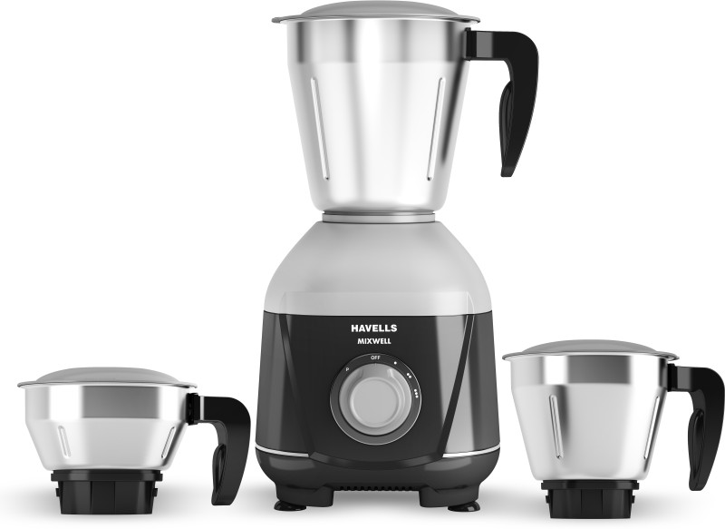 HAVELLS Mixwell 500W Mixer Grinder -GHFMGCIK050  (3 Jars)