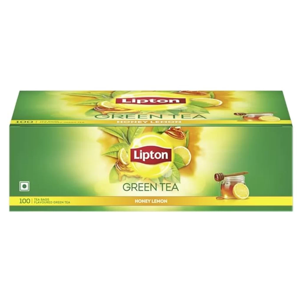 Lipton Honey Lemon Green Tea Bags 100 pcs