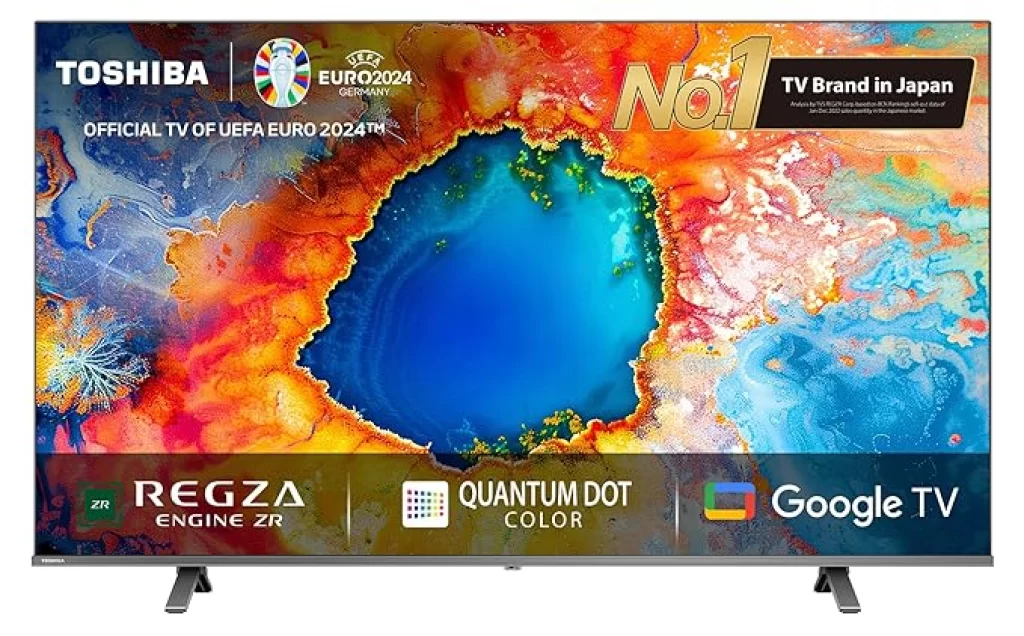 TOSHIBA 85 inches C450NP Series 4K Ultra HD Smart Google QLED TV