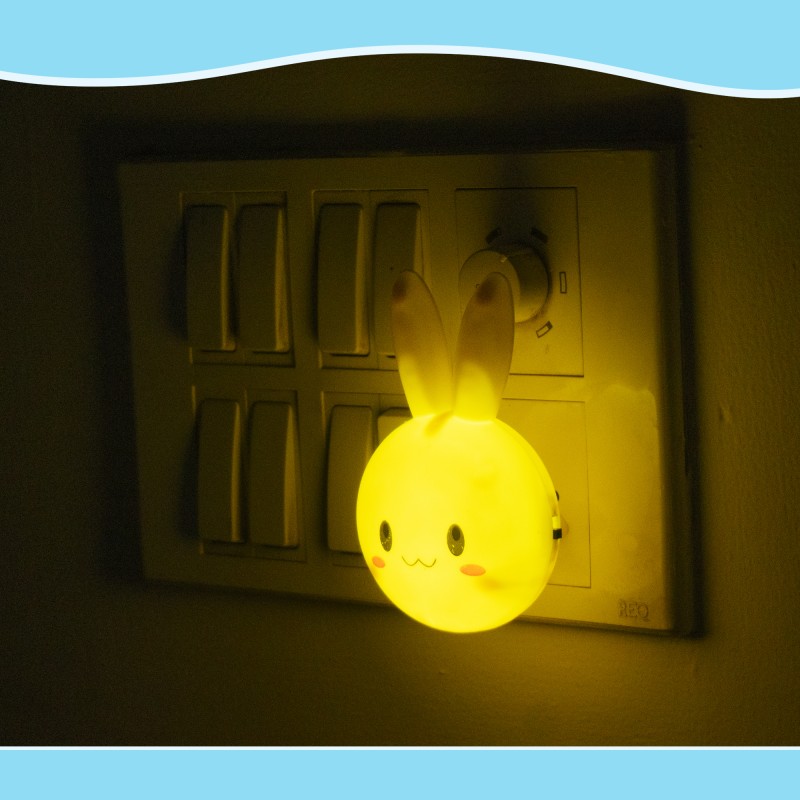 Expro Plastic Plug in Rabbit Night Lamp